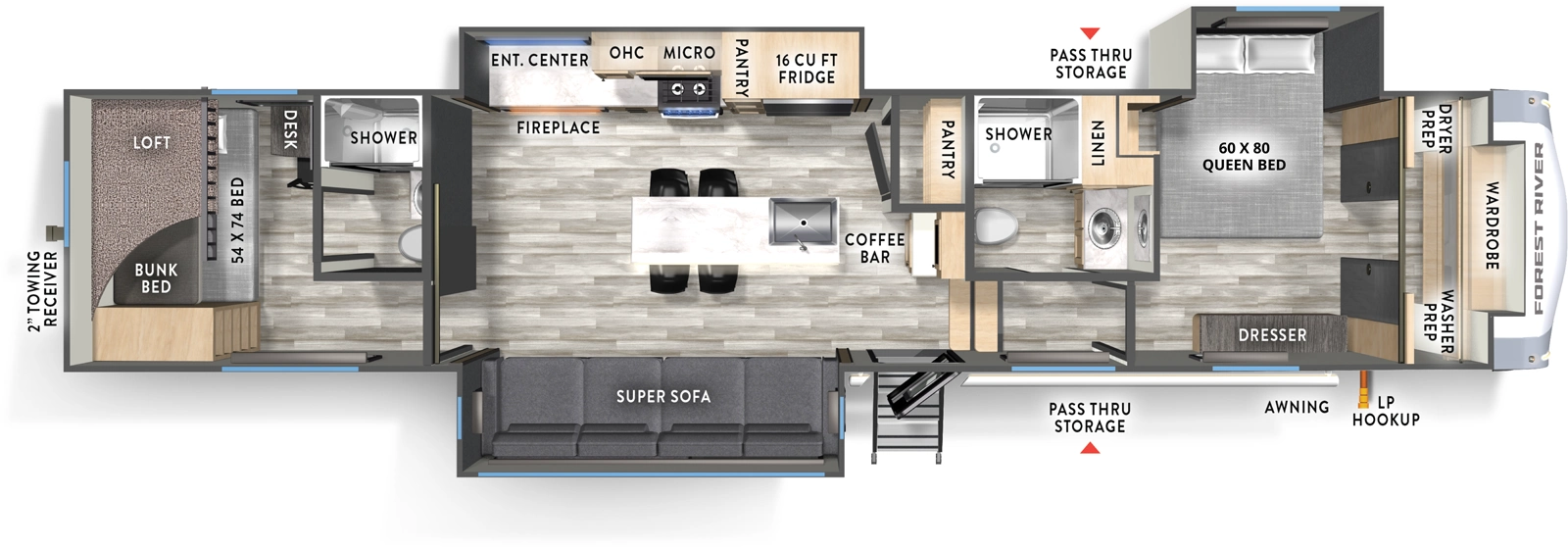 Cardinal 35CRIB Floorplan